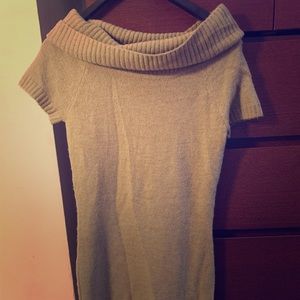 LIGHT BROWN TURTLE NECK DRESS🤎
